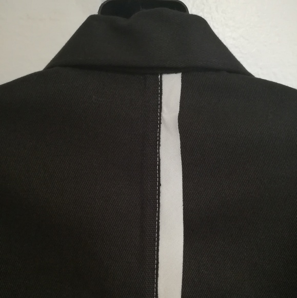 No Label Unisex Contrast Cottom Twill Jacket Sz S - Picture 5 of 6